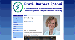 Desktop Screenshot of barbara-spahni.ch